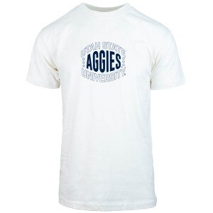 Utah State Aggies stars unisex white t-shirt